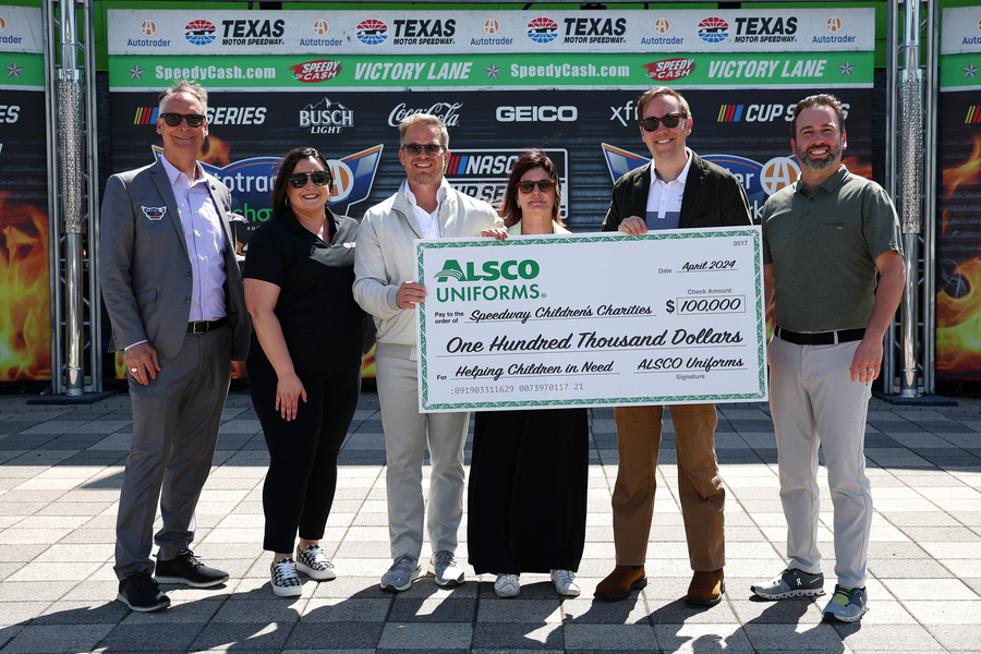 Alsco Donates $100,000 to Speedway Children