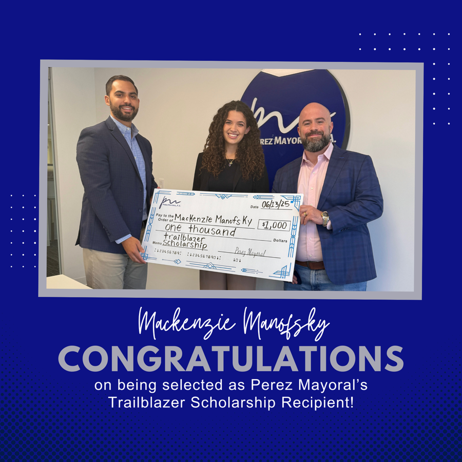 Perez Mayoral Trailblazer Scholarship Winner Announced