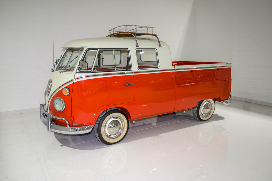 Utility with Personality: 1962 Volkswagen Dual Cab Transporter in Red and White