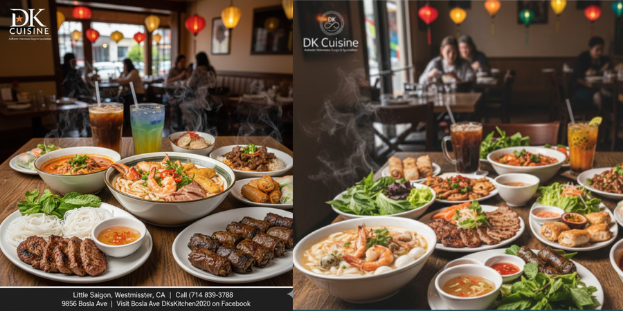 Authentic Vietnamese Soups & Specialties in Little Saigon: DK Cuisine on Bolsa Ave, Westminster, CA