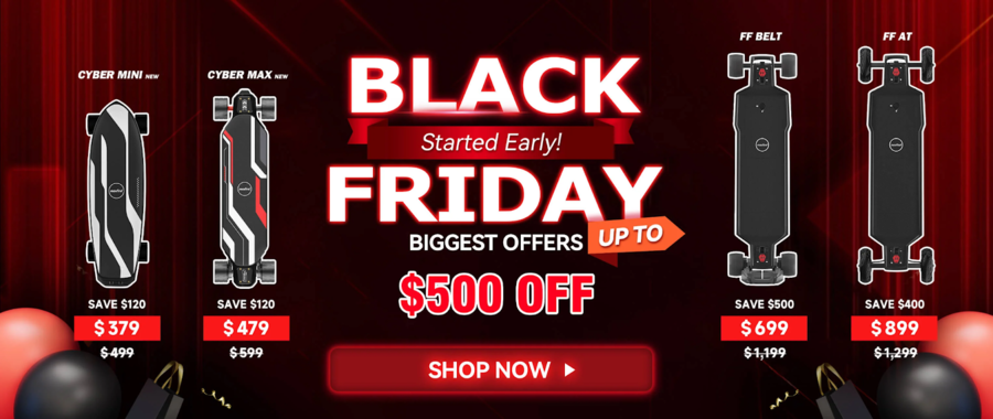 Maxfind Launches Biggest Black Friday Sale Yet, Slashing Prices on Electric Skateboards