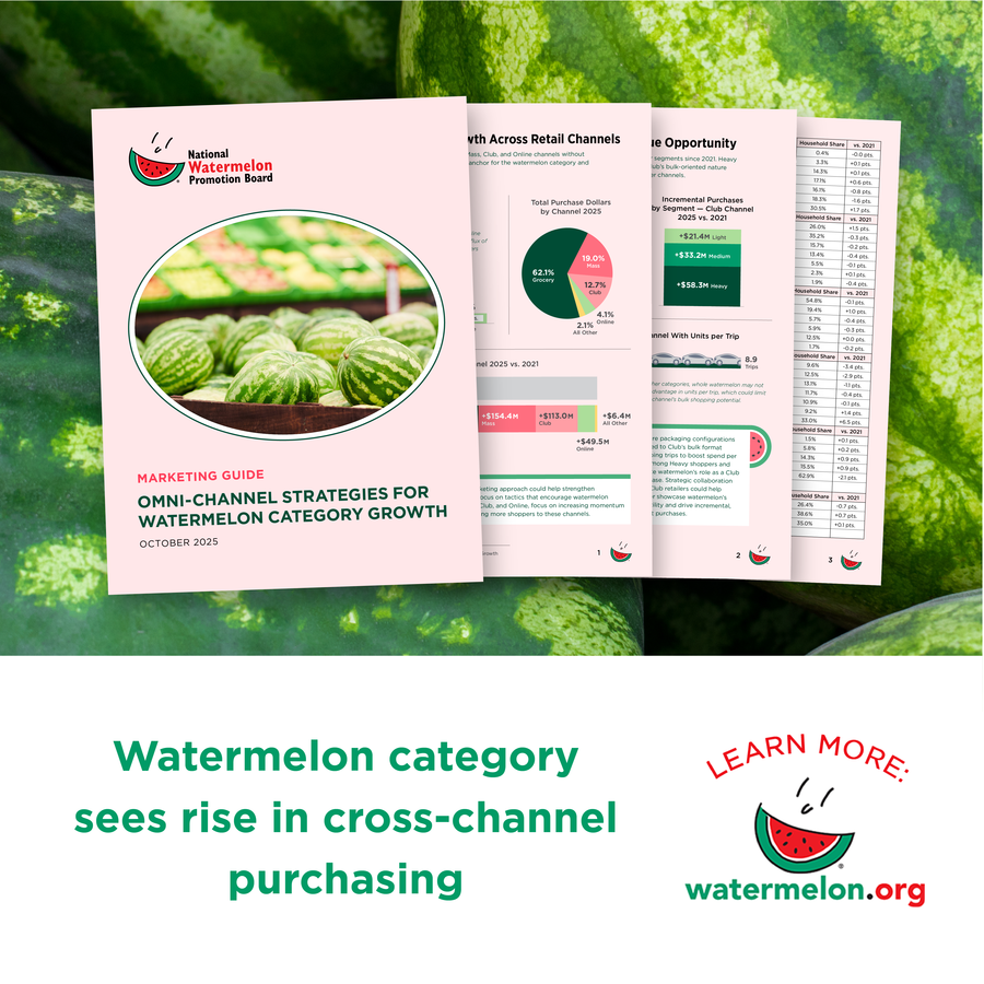 Watermelon Board Unveils Omni-Channel Strategies for Category Growth