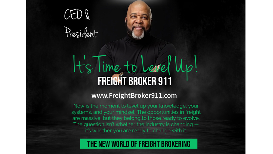 FreightBroker911.com Launches FREE Freight Broker Training to Break Industry Barriers Under the Leadership of CEO Milton Collier