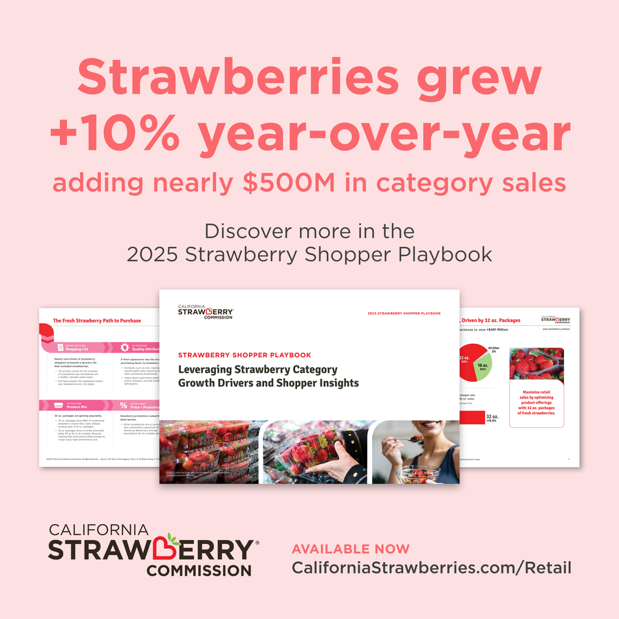 New Research Reveals How Shoppers Drove $500 Million In Strawberry Category Gains