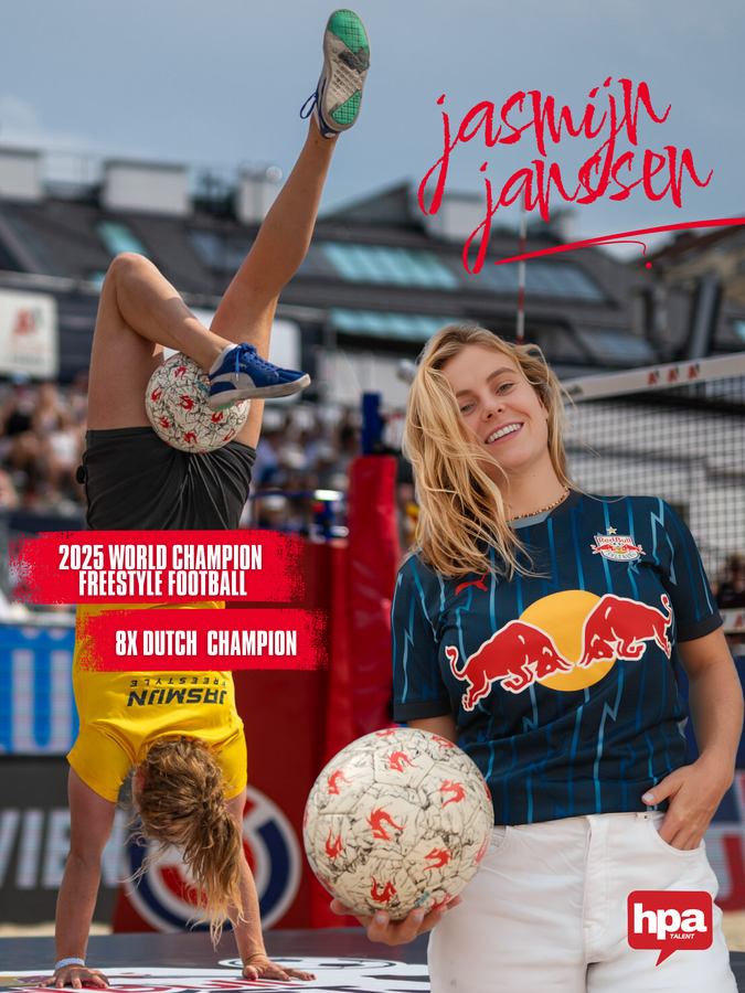 HPA Talent Signs Current World Freestyle Soccer Champion Jasmijn Janssen for Representation