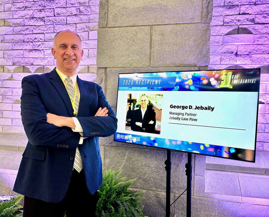 Personal Injury Attorney George D. Jebaily Listed Among Region’s ’50 Most Influential People’ by B2B: Pee Dee Business