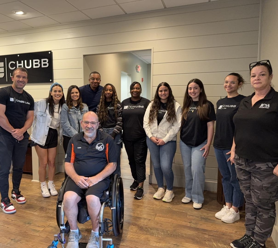 Chubb Law Accident & Injury Attorneys Announces Paralyzed Veterans of America Central Florida as Monthly Giveaway Recipient
