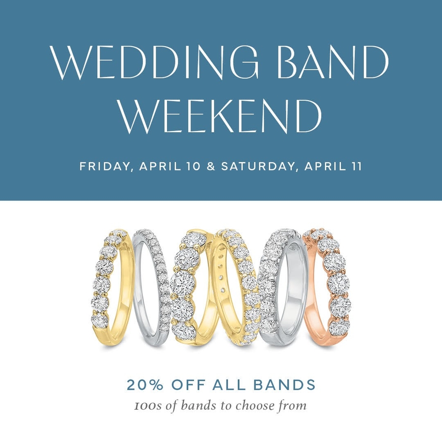 Alson Jewelers Announces Spring Wedding Band Weekend Event