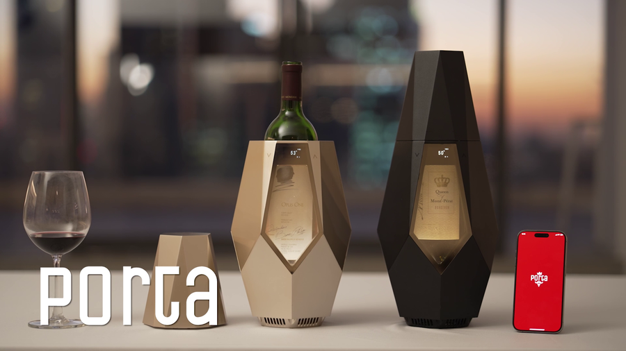 Porta Redefines the Wine Experience with the World’s First Rechargeable, Cordless Smart Wine Cooler