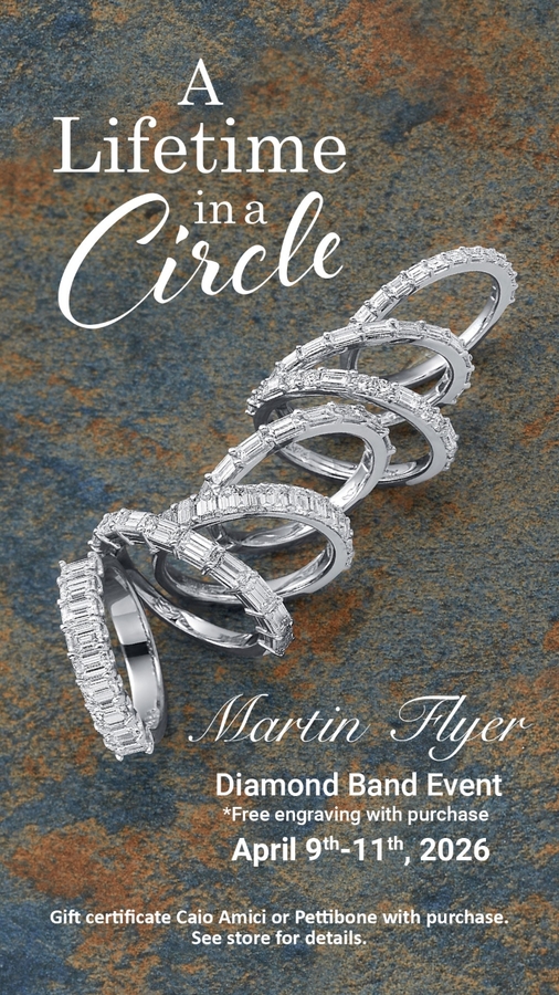 Martin Flyer Diamond Band Event at Rottermond Jewelers