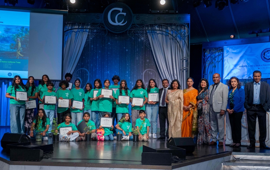 Sri Lankans in Los Angeles Celebrate Earth Day by Giving Back: Replanting Trees in Wildfire-Burned Areas