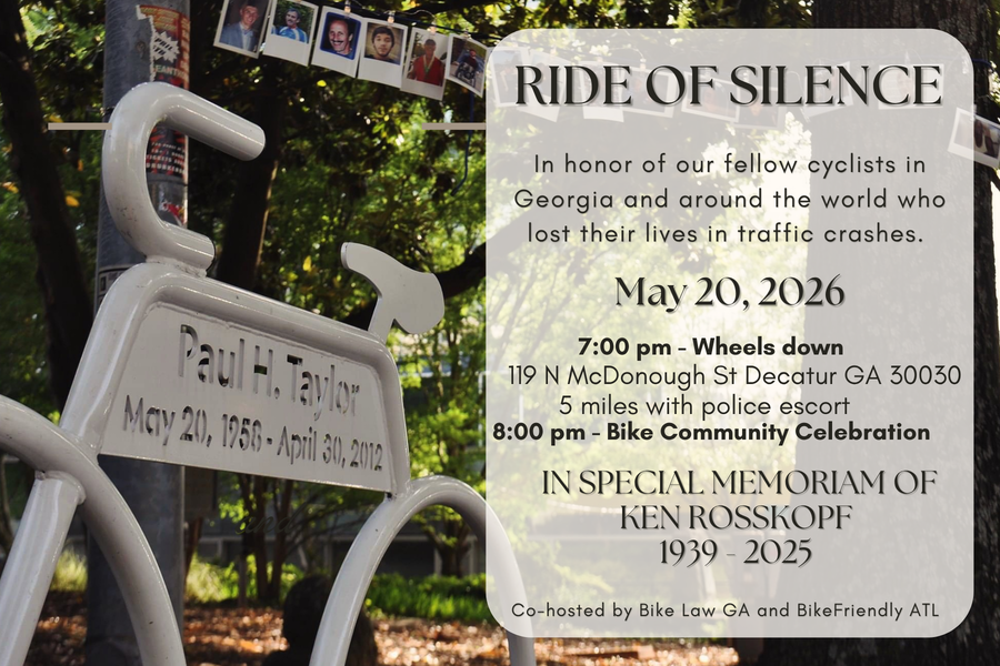 Hagen Rosskopf LLC / Bike Law GA Hosts The Ride of Silence