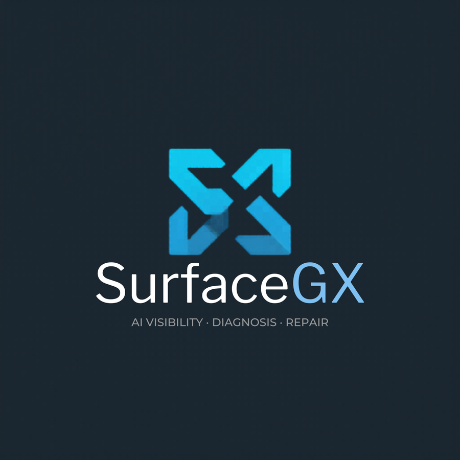 SurfaceGX Launches AI Visibility Repair Infrastructure Platform