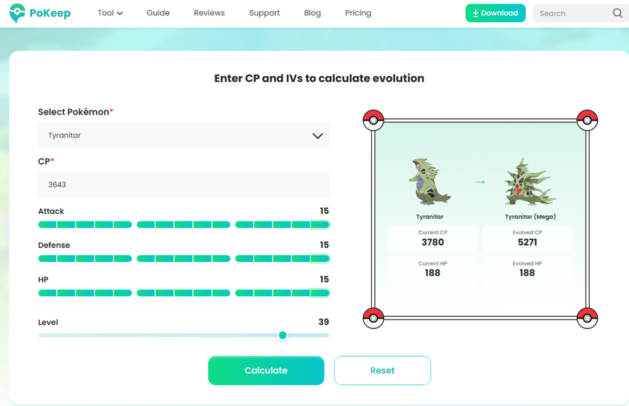 PoKeep Adds Pokémon GO Evolution Calculator for Pre-Evolution CP and HP Planning