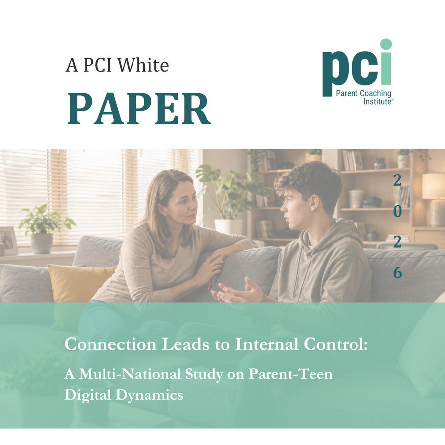 Parent Coaching Institute Releases Results of a Multi-National Parent-Teen Survey on Screen Use