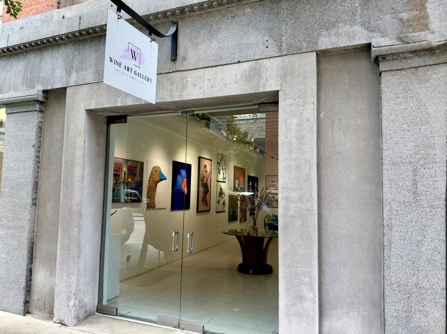 Wine Art Gallery paintings by artist Pam Skehan selected by curators from The Metropolitan Museum of Art for Louisiana Contemporary Exhibition at The Ogden Museum