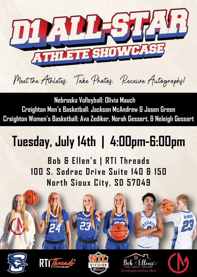 D1 All-Star Athlete Showcase in Sioux City