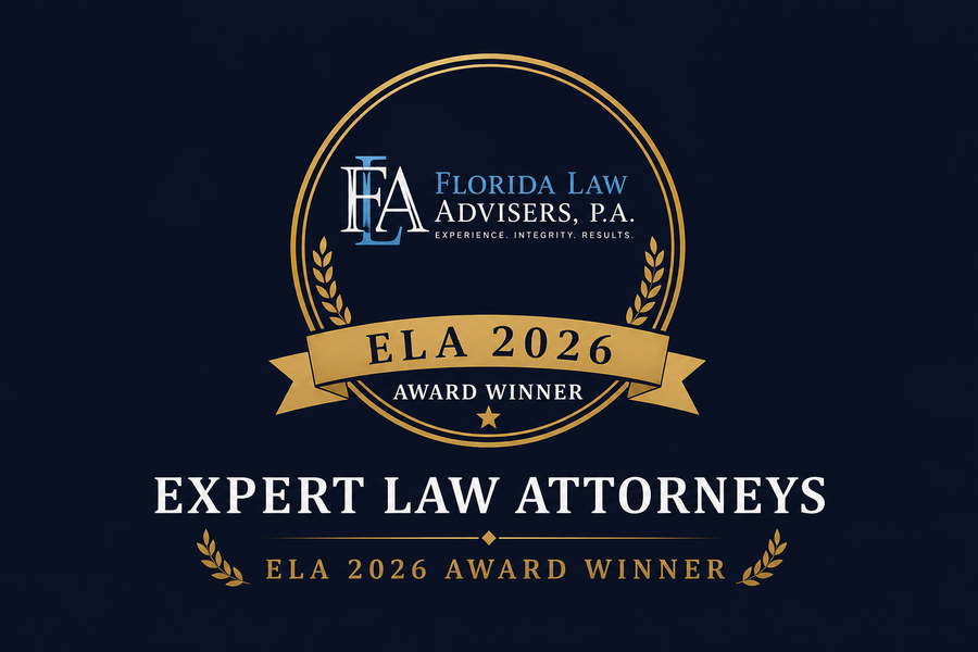 Florida Law Advisers, P.A. Named Best Divorce Firm of 2026 by Expert Law Attorneys