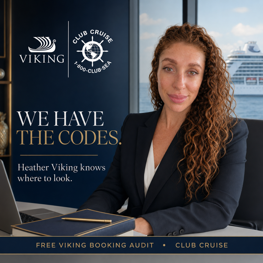 Club Cruise Launches Viking Cruises Discount Codes FAQ as Heather Viking Decodes the “Alphabet Soup” of Cruise Promotions