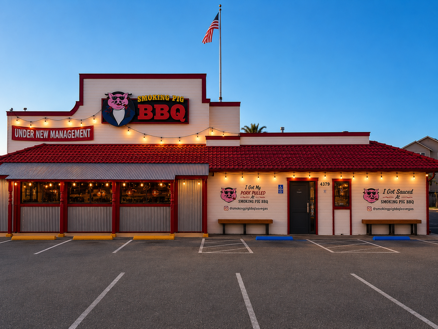 SMOKING PIG BBQ IS OPEN AND FIRED UP UNDER NEW MANAGEMENT