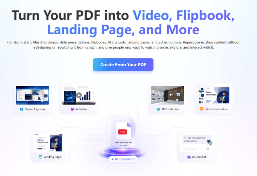 Recastia’s PDF to Video Converter Automates Narrated Clips from Static Documents