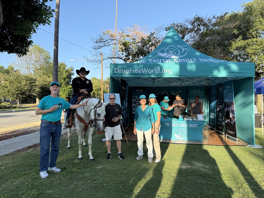 Drug Free World Promotes Youth Education and Community Safety at Pasadena Police National Night Out