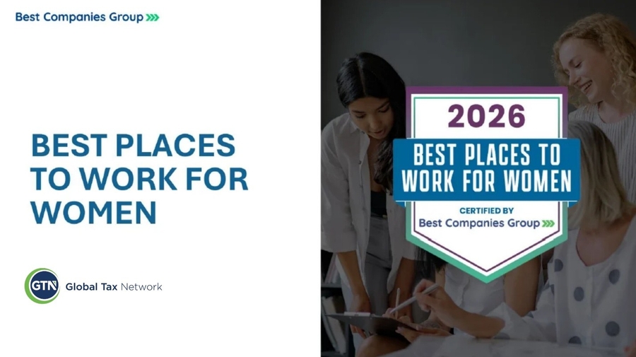 Global Tax Network (GTN) Recognized as One of the 2026 Best Places to Work for Women