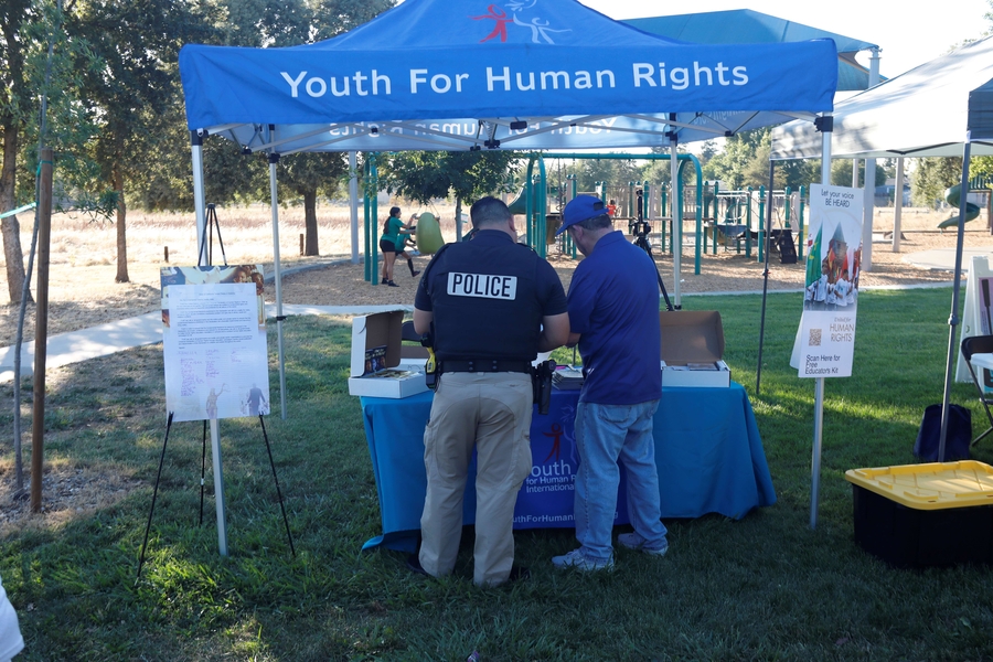 Church of Scientology of Sacramento sponsors Social Programs at Robla Community Park’s National Night out celebration