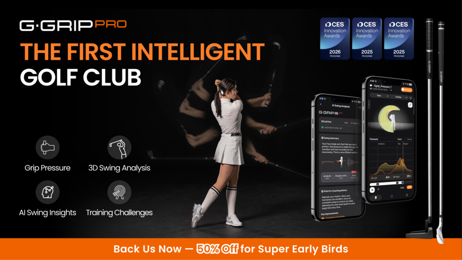 “Revealing the Hidden Cause Behind Every Swing” AI-Powered Intelligent Golf Club ‘G·GRIP Pro’ Launches Globally on Kickstarter