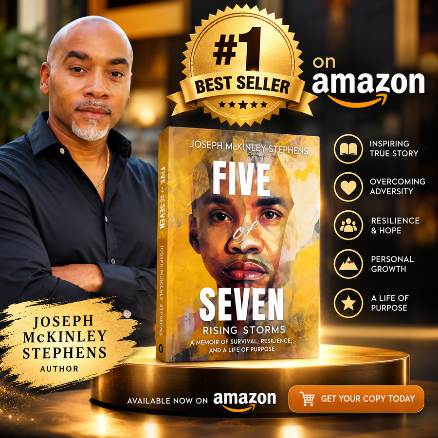 From Foster Care to a Life of Purpose: Joseph Stephens Shares His Inspiring Journey in ‘Five of Seven’
