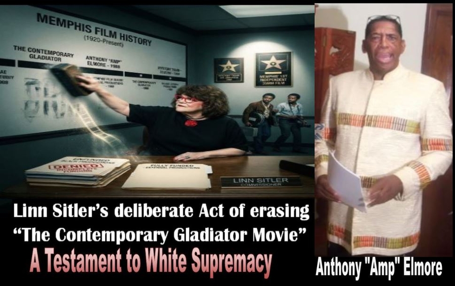 Black Buddhist Fight against Memphis White Supremacy, Racism & Black on Black Racism via Memphis Film Commissioner Linn Sitler’s erasure of the Anthony “Amp” Elmore Black Buddhist Biographical Story