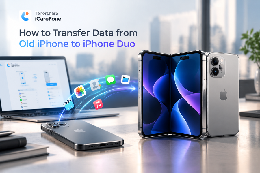 How to Transfer Data from Old iPhone to iPhone Duo: Tenorshare iCareFone Offers a Backup Solution