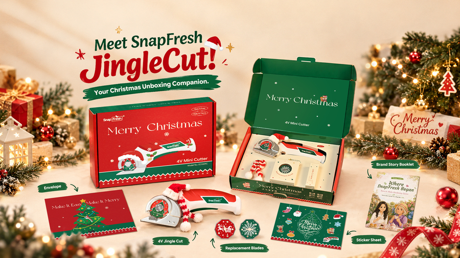 SnapFresh Launches JingleCut Christmas Edition Cordless Electric Scissors for Holiday Crafting and Gifting