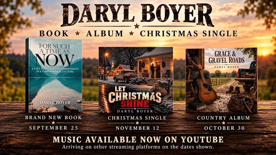 Daryl Boyer’s “Grace & Gravel Roads” Arrives on Streaming Platforms, Bringing a Message of Hope for a Culture in Turmoil